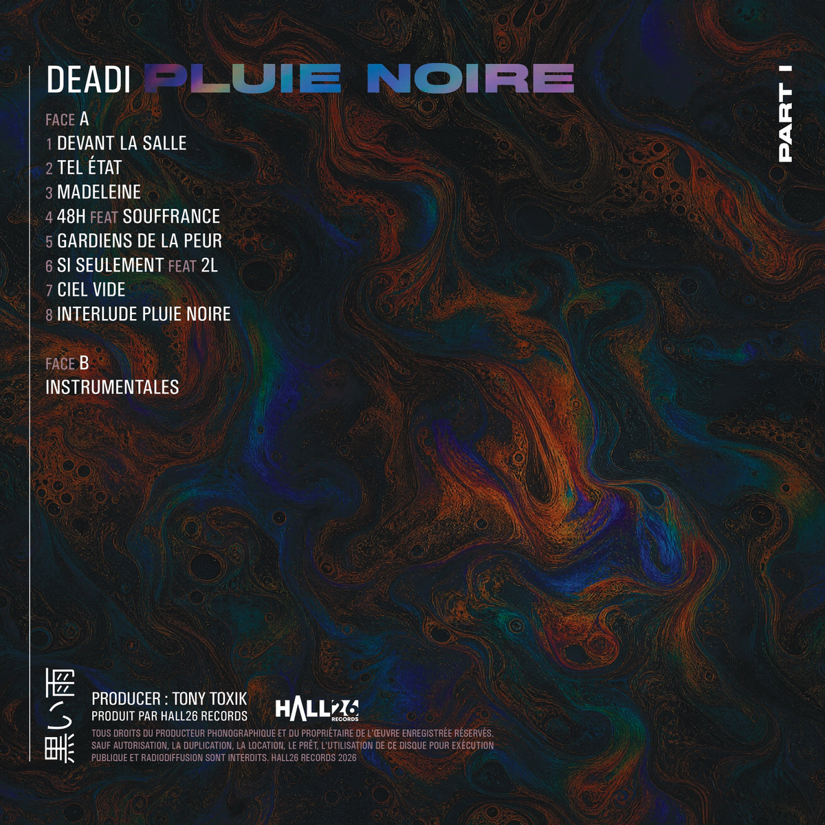 Vinyle Deadi - Pluie Noire ( Part I )