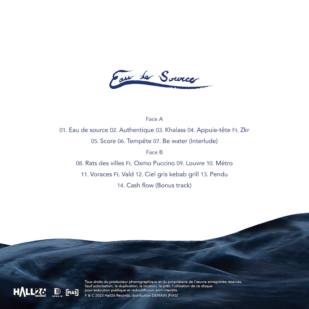 tracklist collector Souffrance - Eau de source