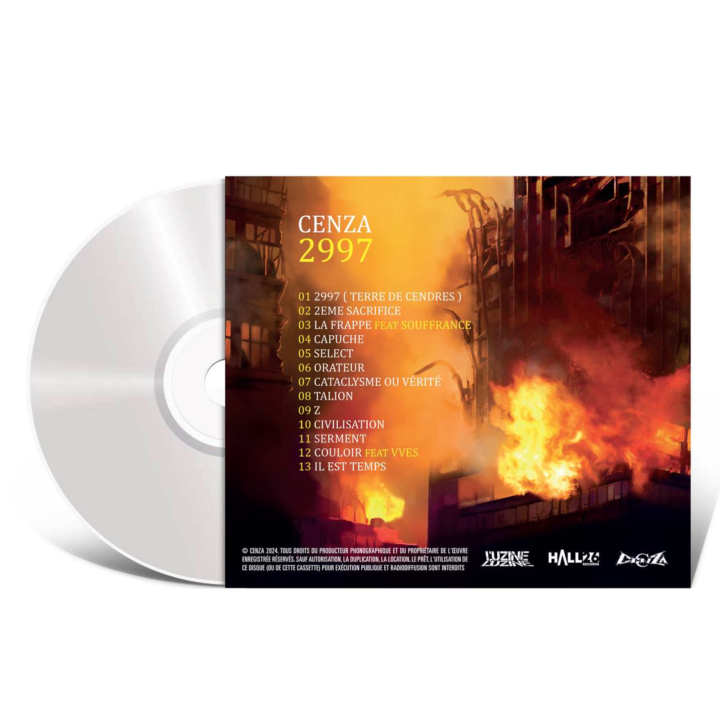 Album CD Cenza "2997"