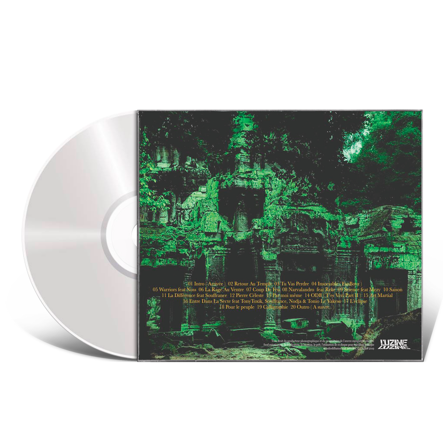 Album CD Cenza "Retour au temple"