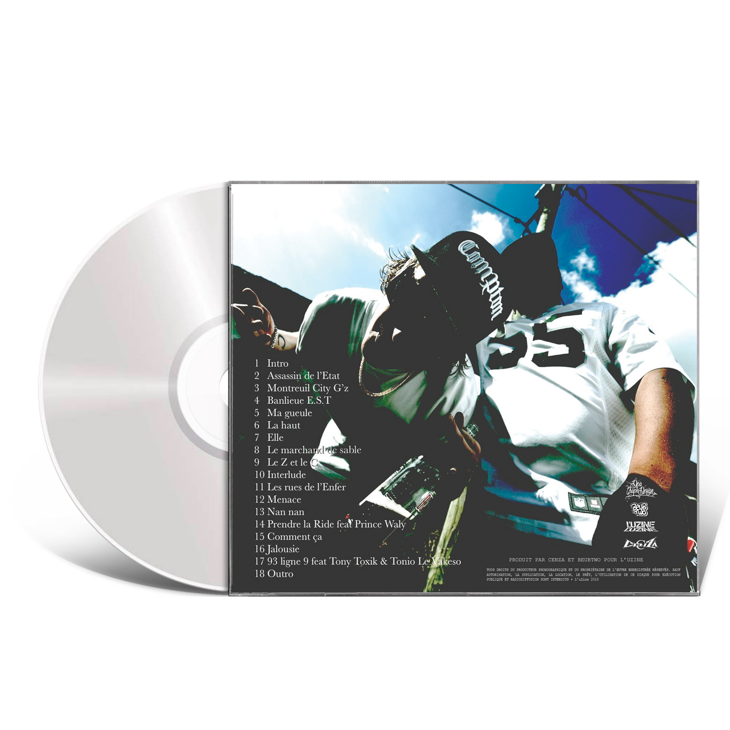 Album CD Cenza "Tout droit sorti de Montreuil"