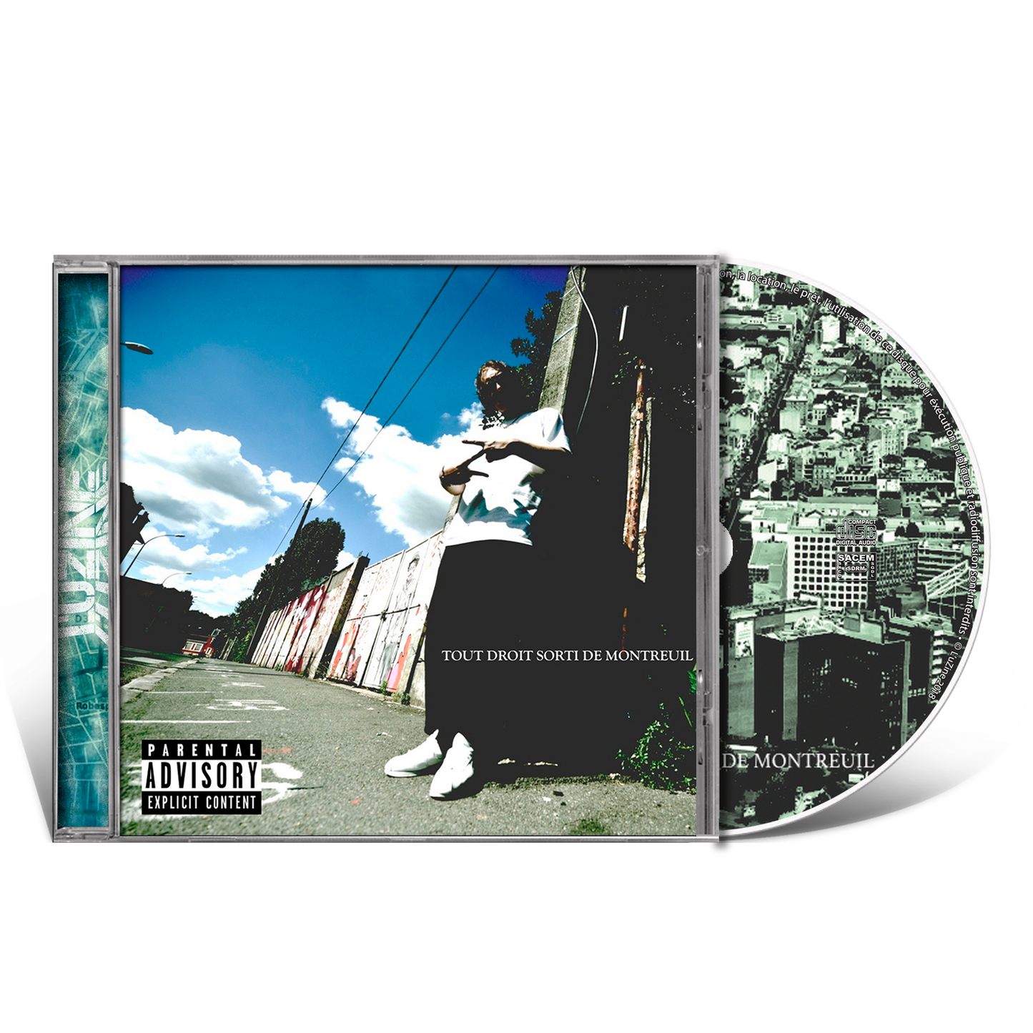 Album CD Cenza "Tout droit sorti de Montreuil"