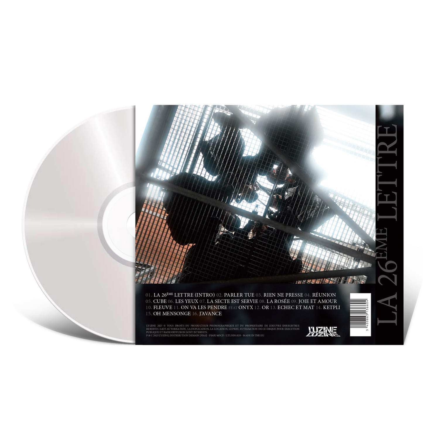 Album CD L'uZine "La 26ème Lettre"