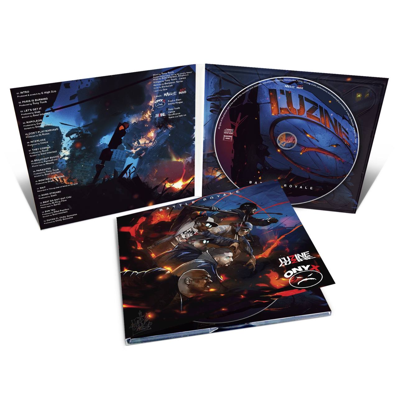 Album CD Onyx x L'uZine " Battle royale " PRÉVENTE