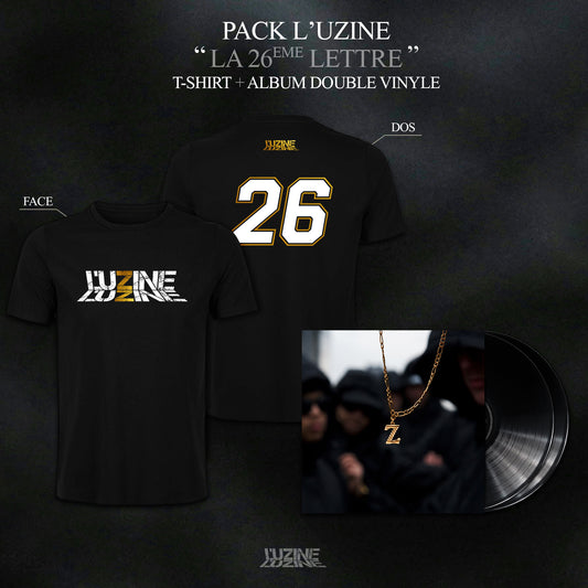 Pack Album Vinyle L'uZine "La 26ème Lettre"