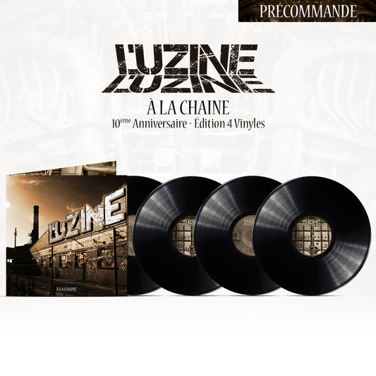 Vinyle Collector L'uZine "À la chaîne" (Édition limitée 4 vinyles numérotés 350 ex.) PRÉCOMMANDE